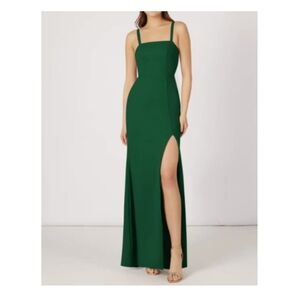Dark Green Azazie Gianetta Dress Size 4